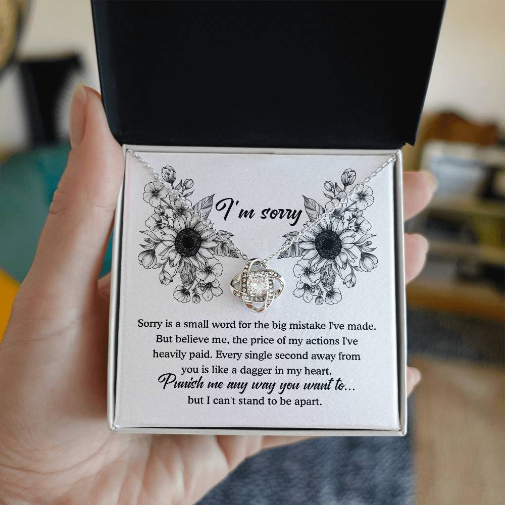 Sorry-Small Word Necklace