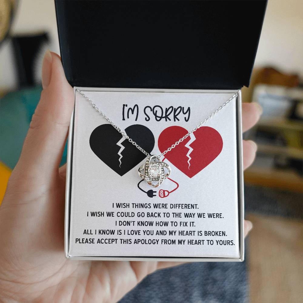 Sorry- My Heart Is Broken Necklace