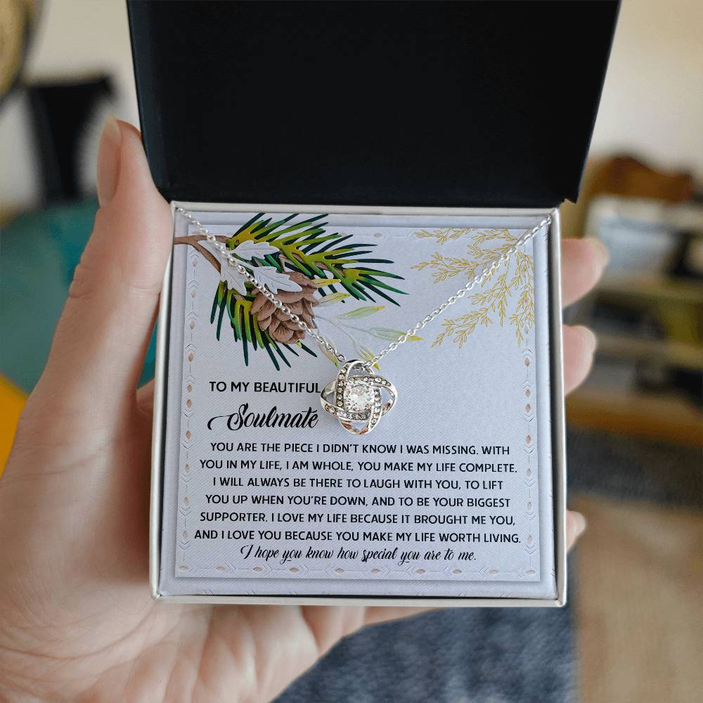 Soulmate-Biggest Supporter Love Knot Necklace