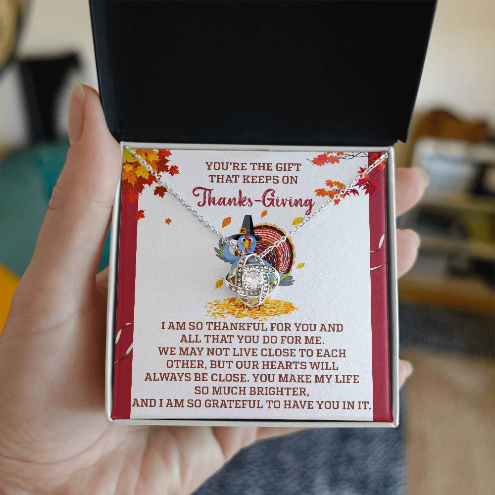 Thanksgiving-Always Be Close Necklace