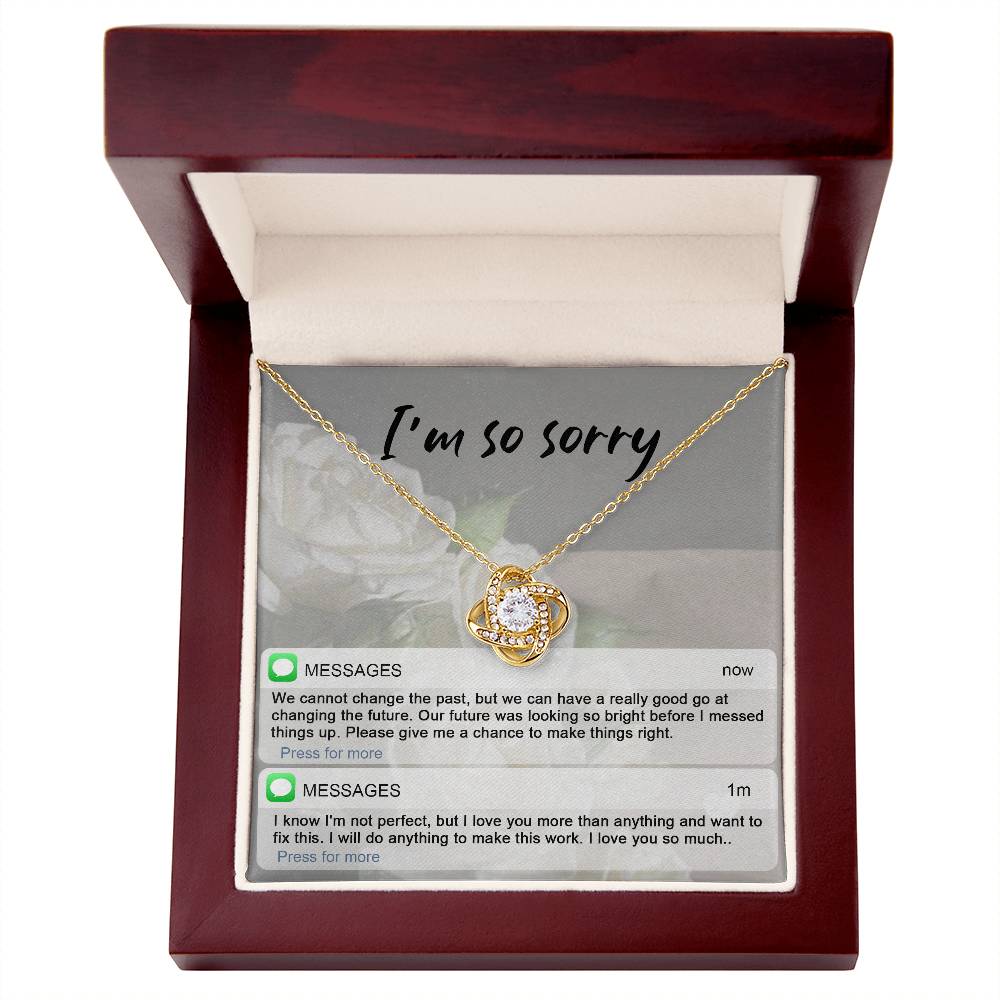 Sorry-I'm Not Perfect Necklace