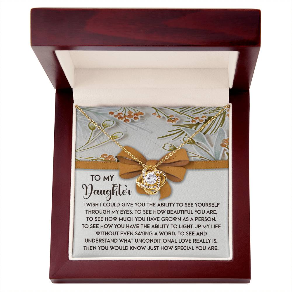 Daughter-Saying A Word Necklace