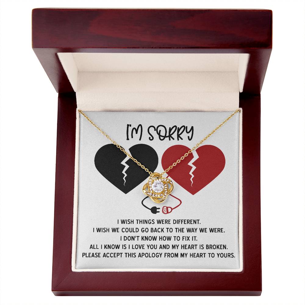 Sorry- My Heart Is Broken Necklace