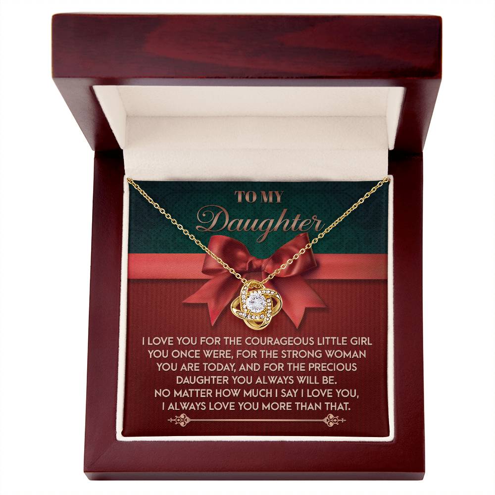 Daughter-Always Will Be Necklace