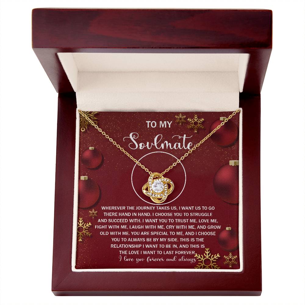 Soulmate-By My Side Wherever The Journey Necklace