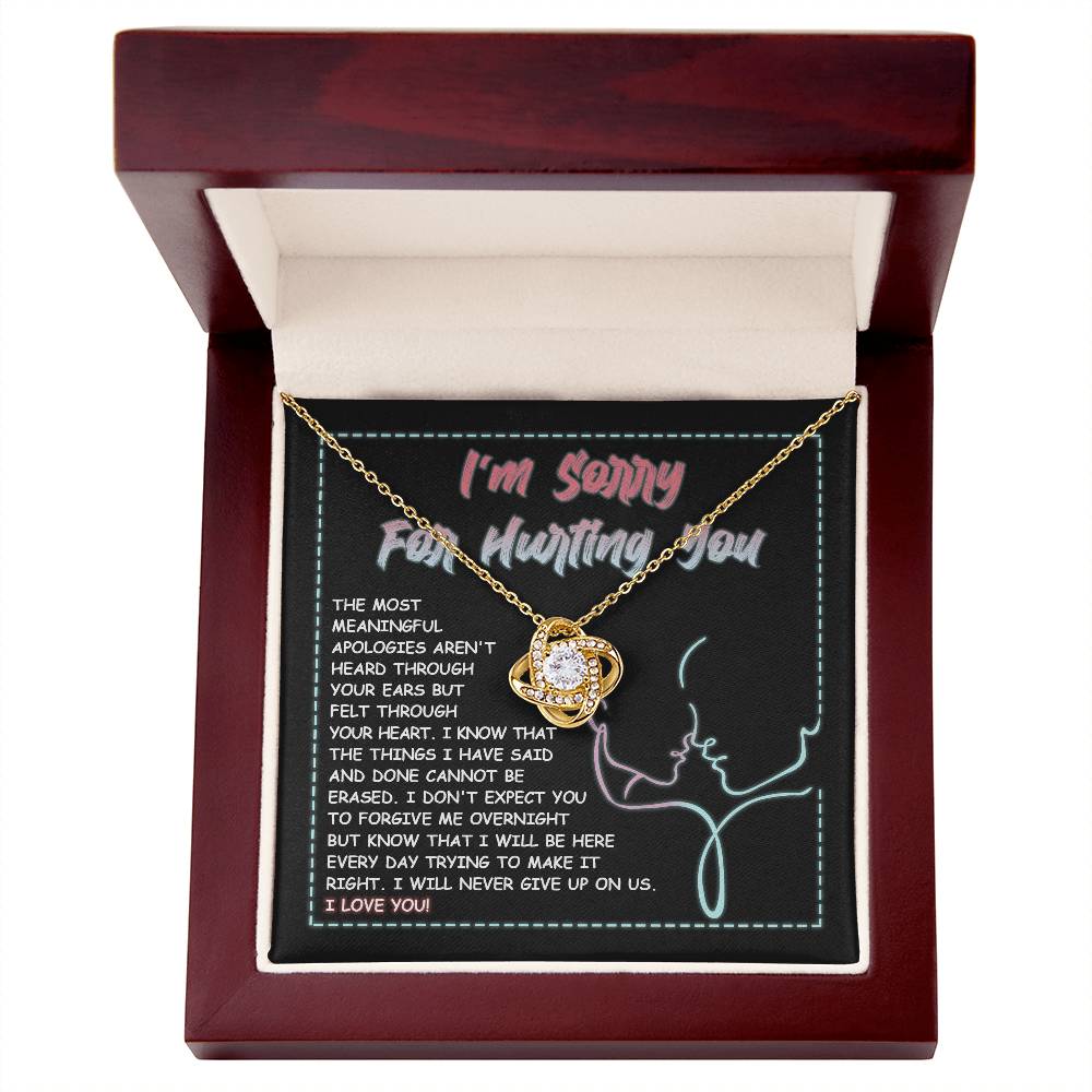 Sorry- Never Give Up - Necklace