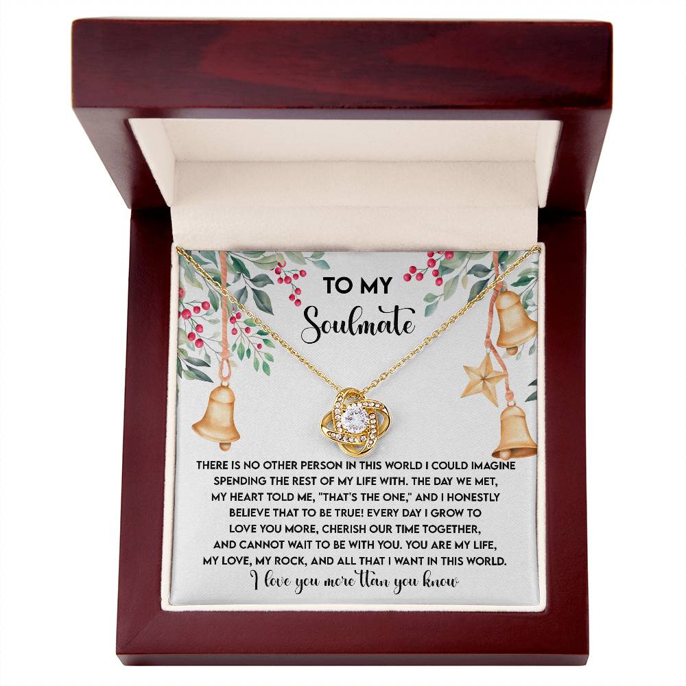 Soulmate-Be With You Love Knot Necklace
