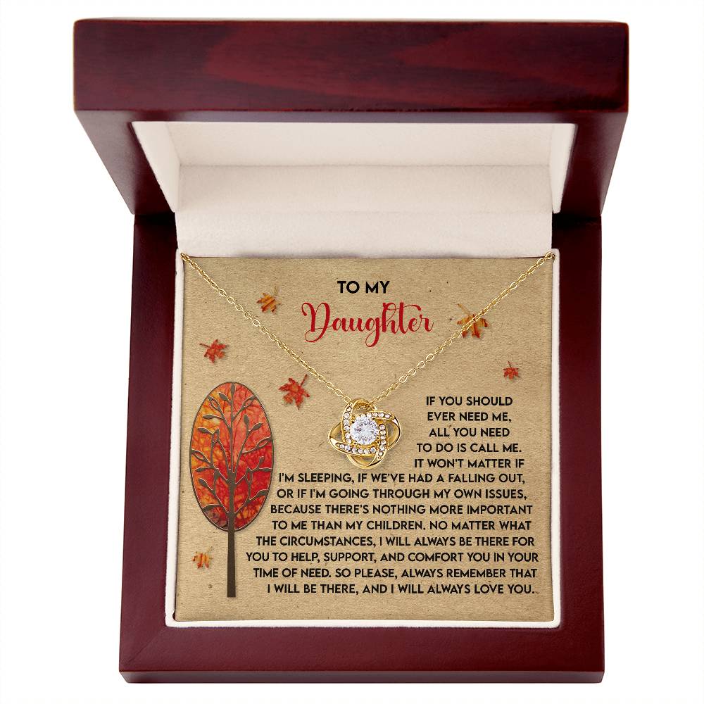 Daughter-Always Love You Necklace