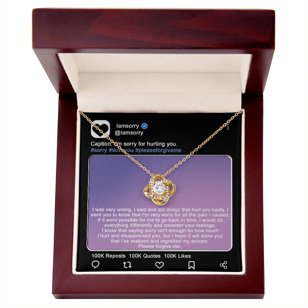 Sorry-Hurt You Badly Necklace
