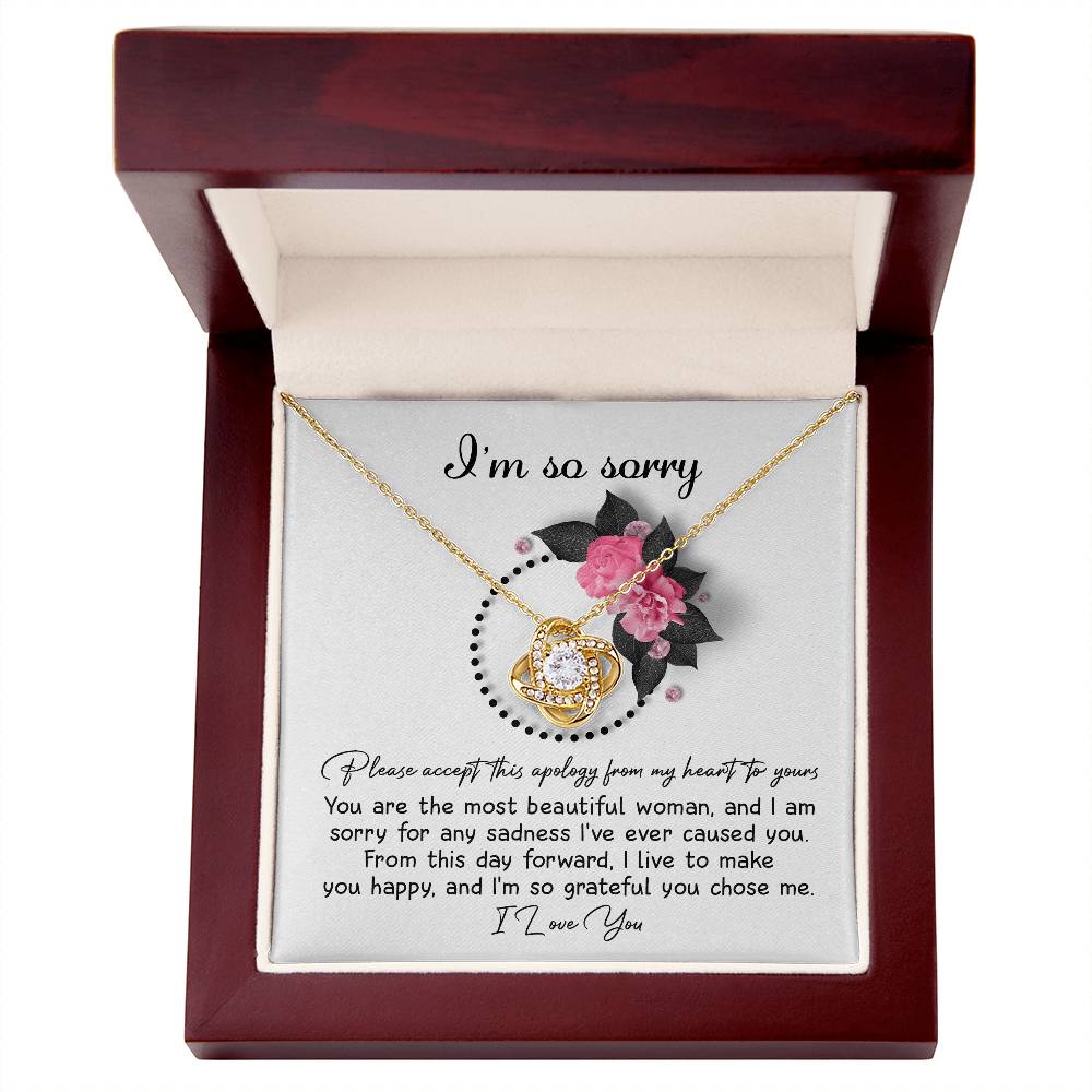Sorry-I'll Make You Happy - Necklace