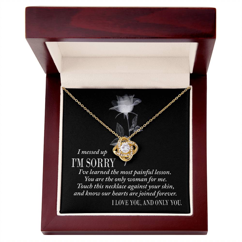 Sorry- Love Knot - Necklace