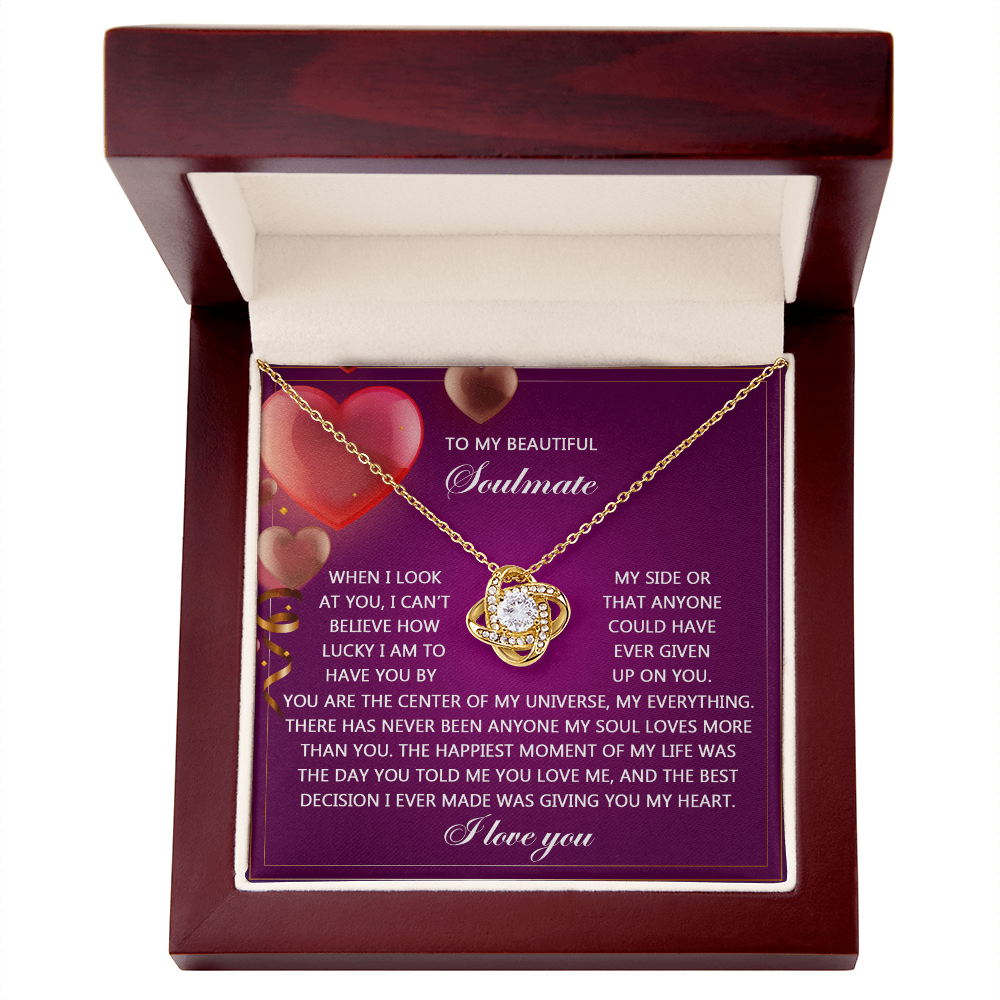 Soulmate-My Soul Love Knot Necklace