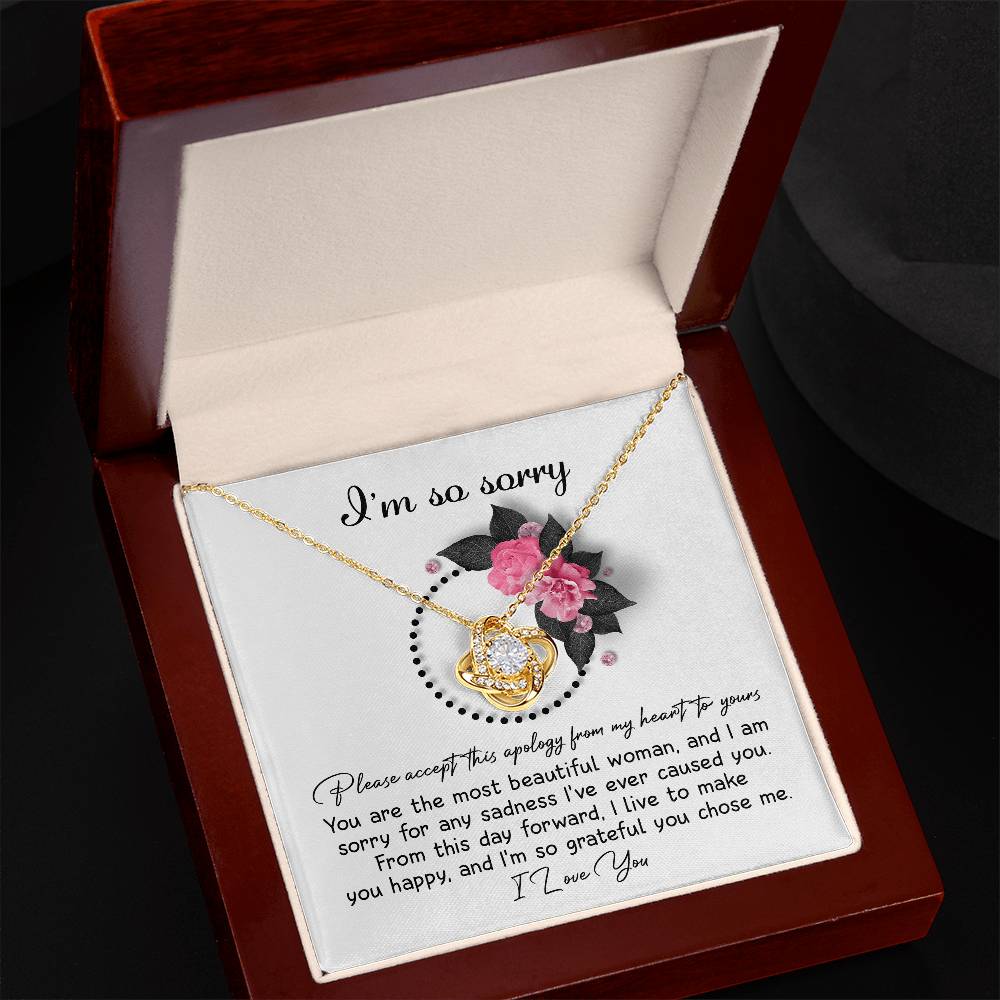 Sorry-I'll Make You Happy - Necklace