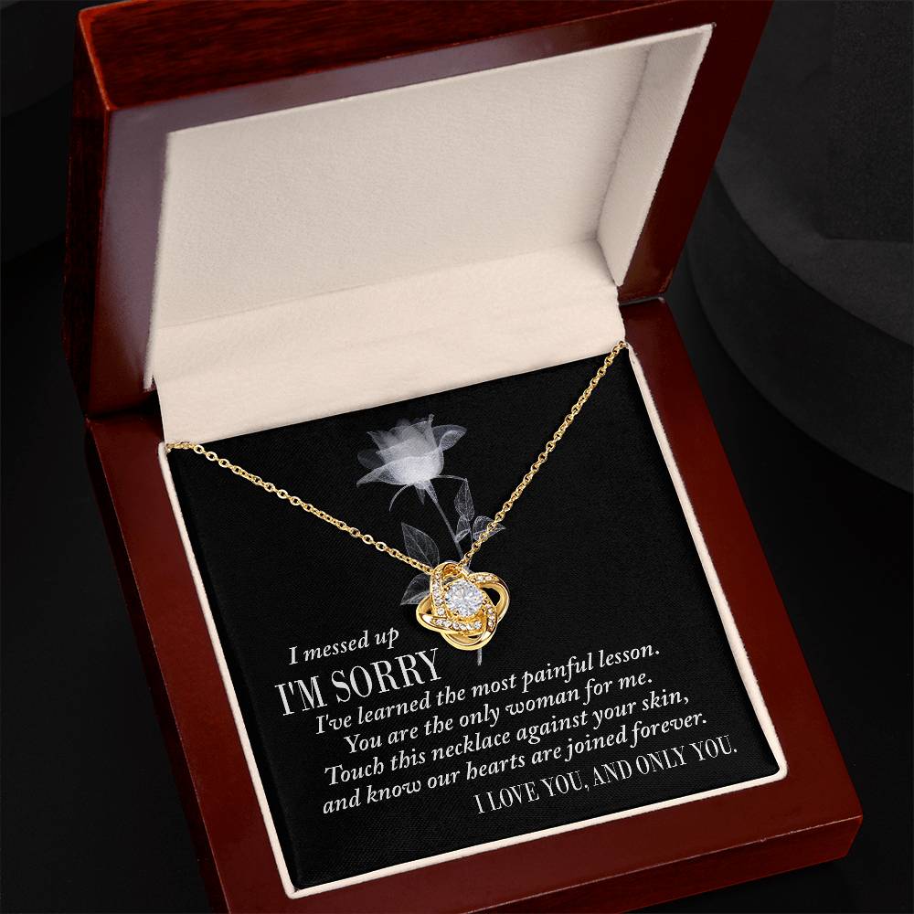 Sorry- Love Knot - Necklace