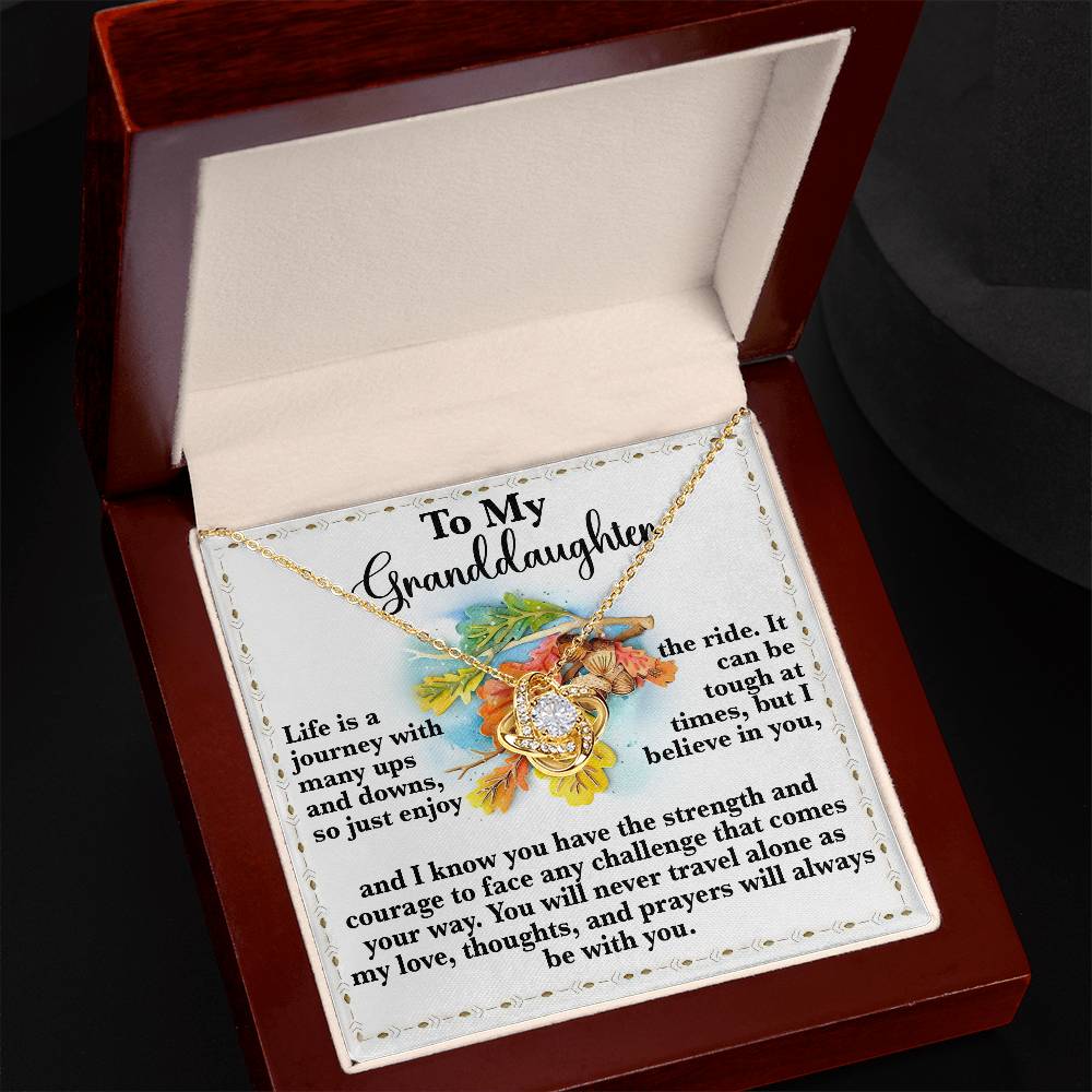 Granddaughter-Never Travel Alone Necklace