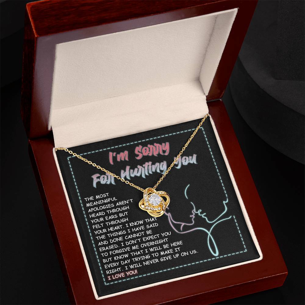 Sorry- Never Give Up - Necklace