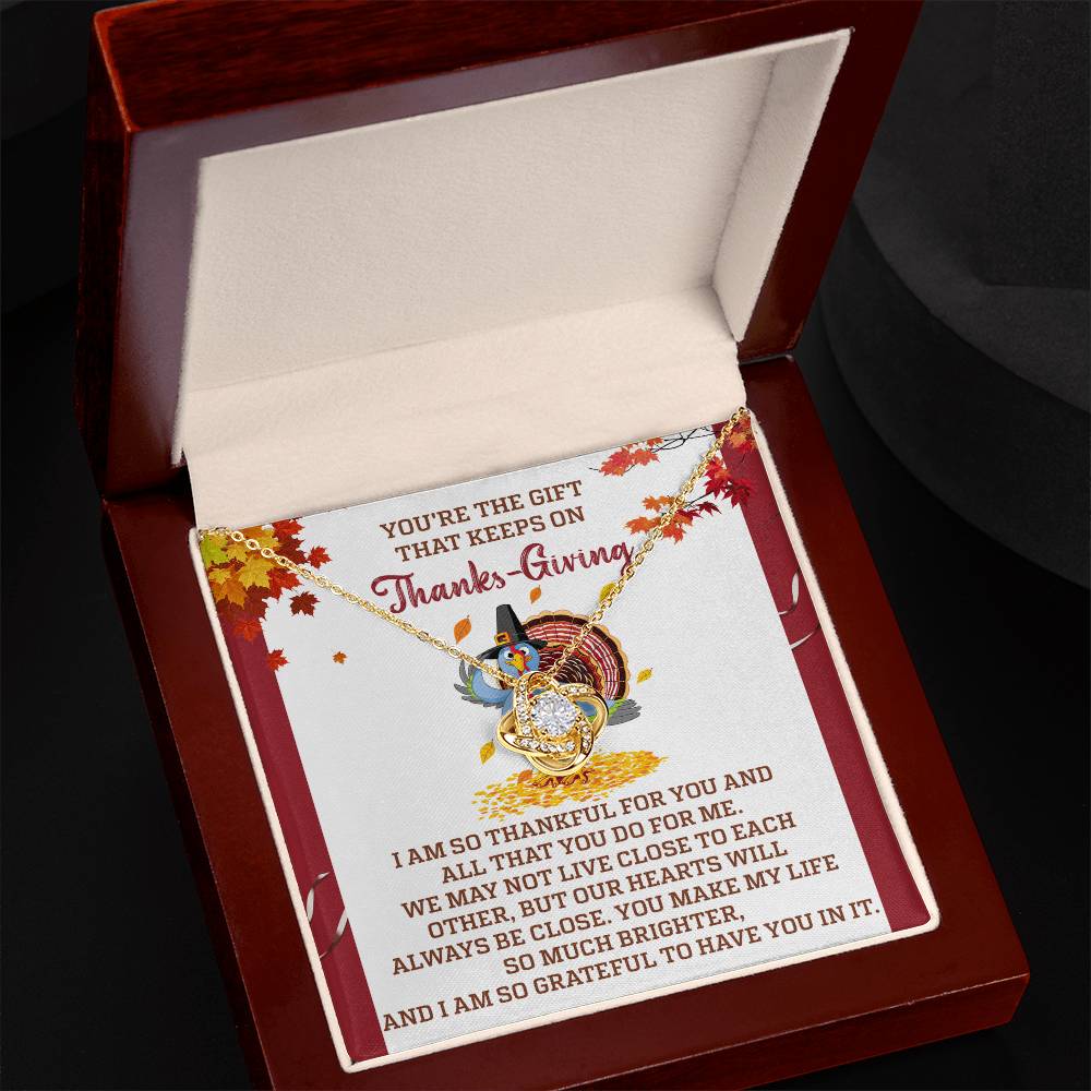 Thanksgiving-Always Be Close Necklace