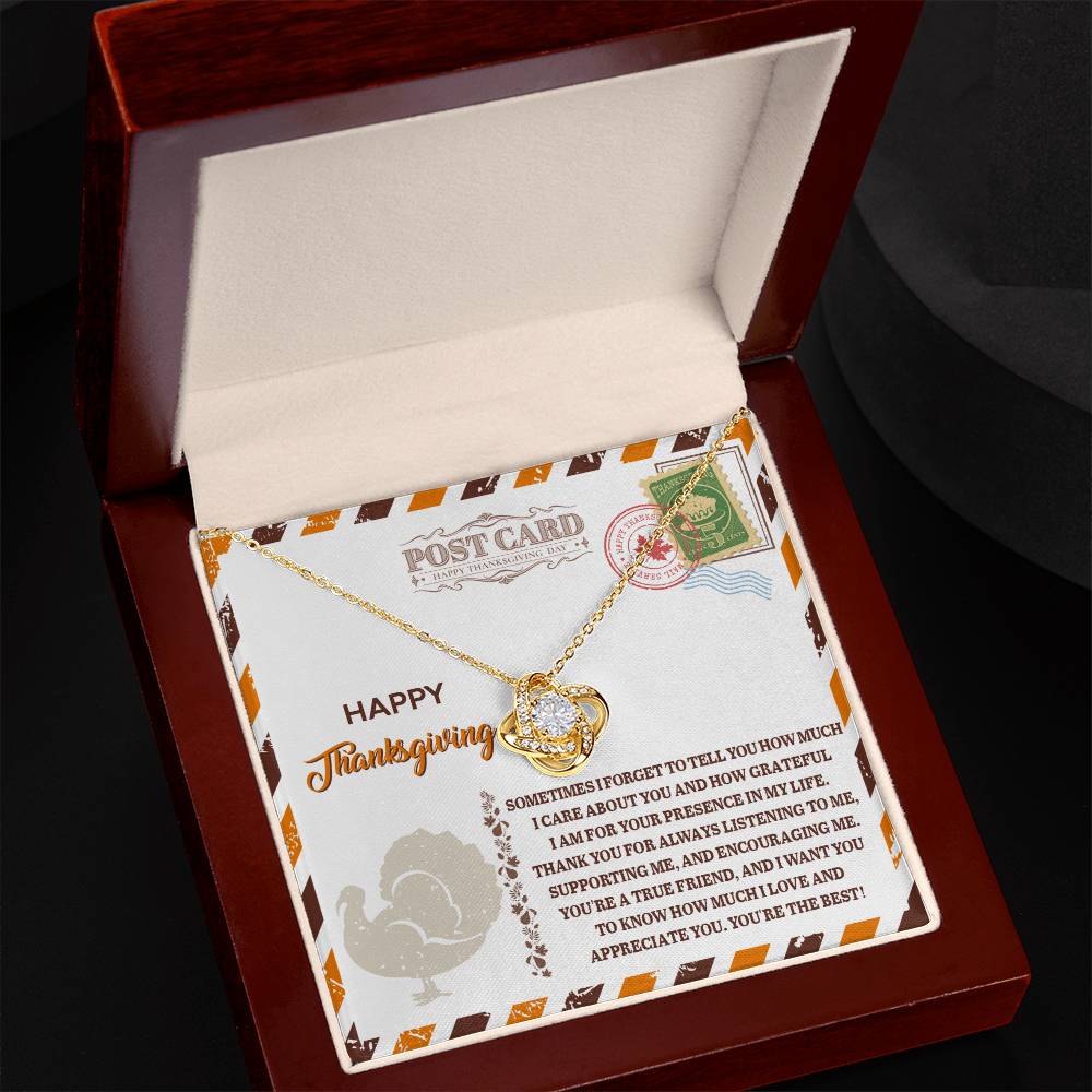 Thanksgiving-A True Friend Necklace