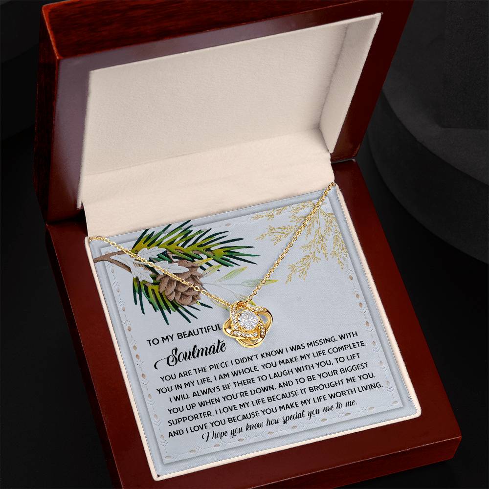 Soulmate-Biggest Supporter Love Knot Necklace