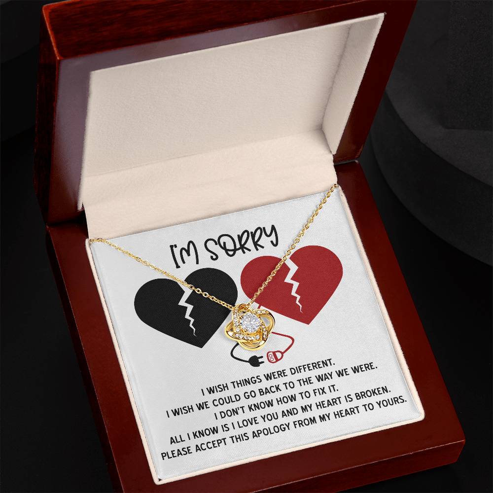 Sorry- My Heart Is Broken Necklace