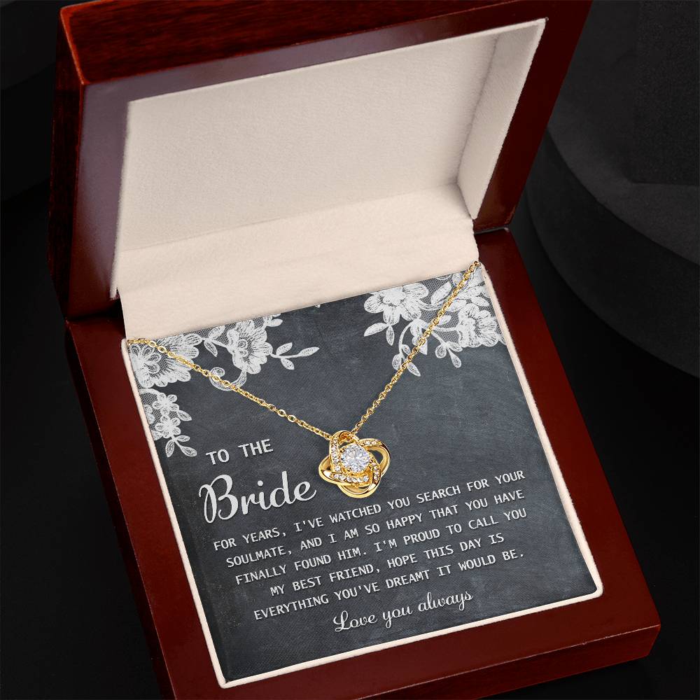 Bride-My Best Friend Necklace