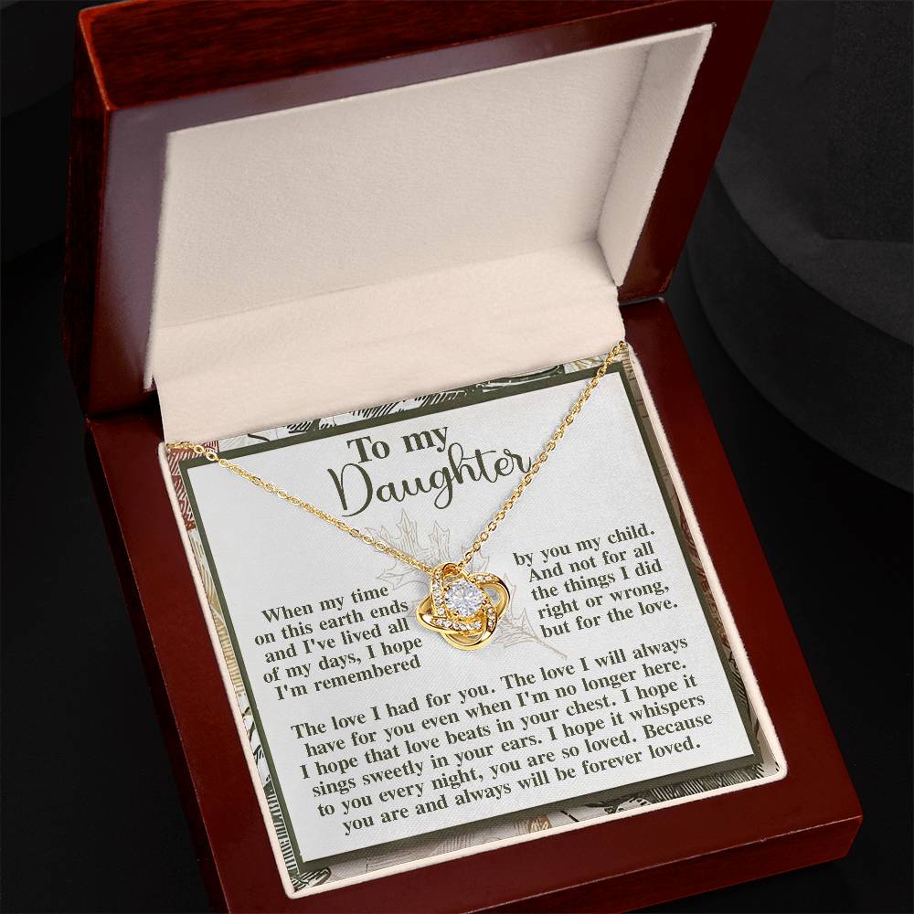 Daughter-In Your Ears Necklace