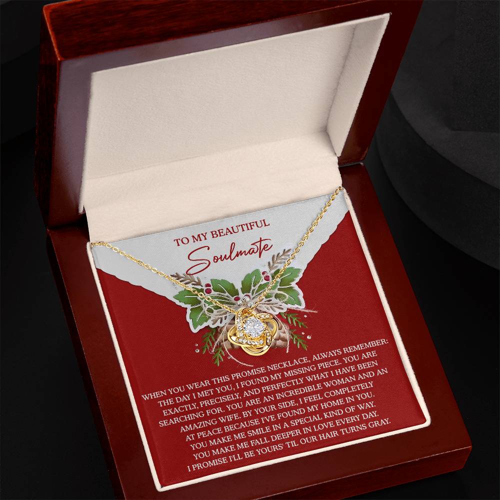 Soulmate-At Peace Love Knot Necklace