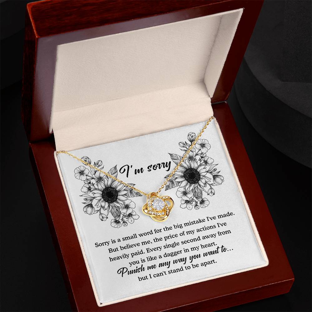 Sorry-Small Word Necklace
