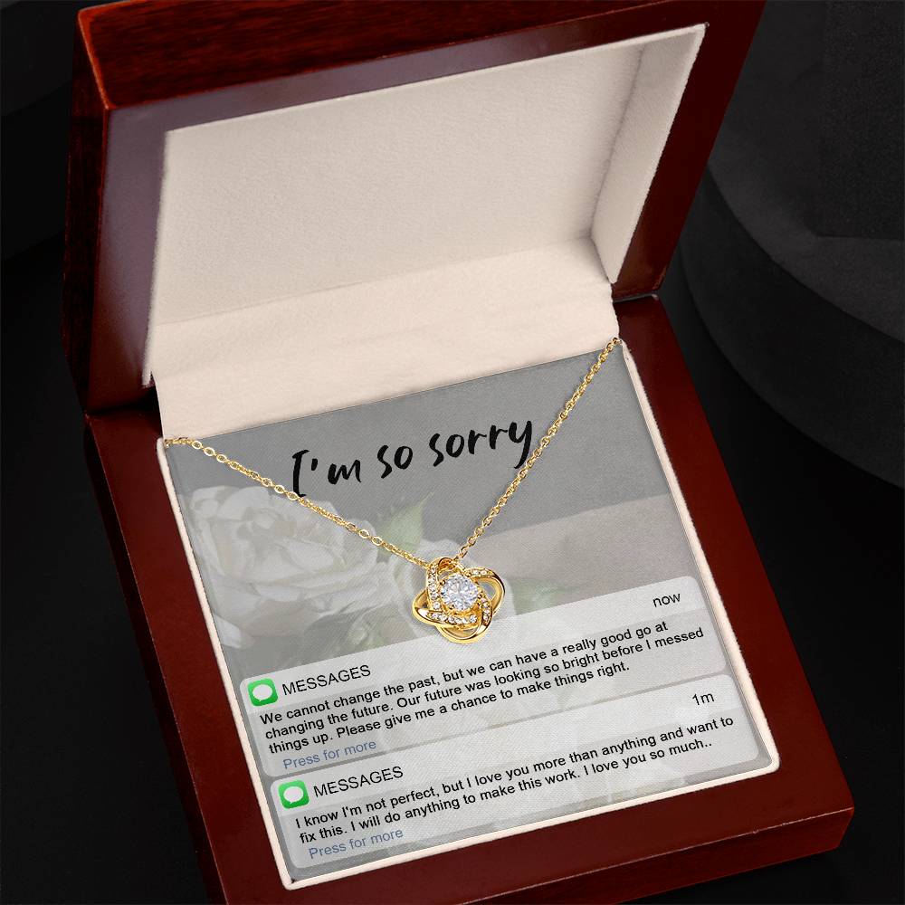 Sorry-I'm Not Perfect Necklace