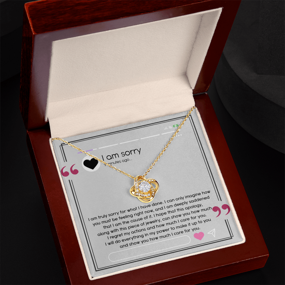 Love Knot Necklace Sorry-Care For You