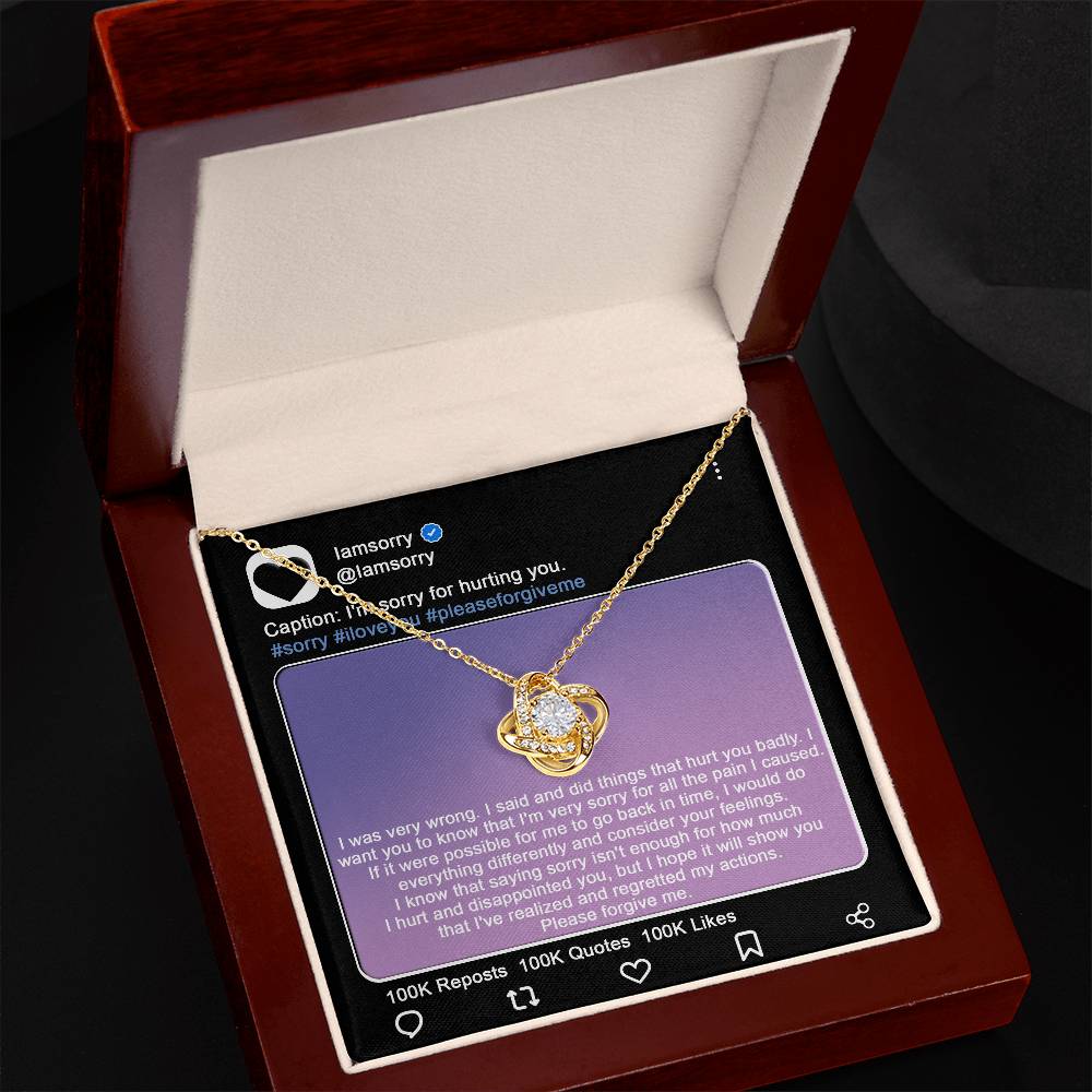 Sorry-Hurt You Badly Necklace