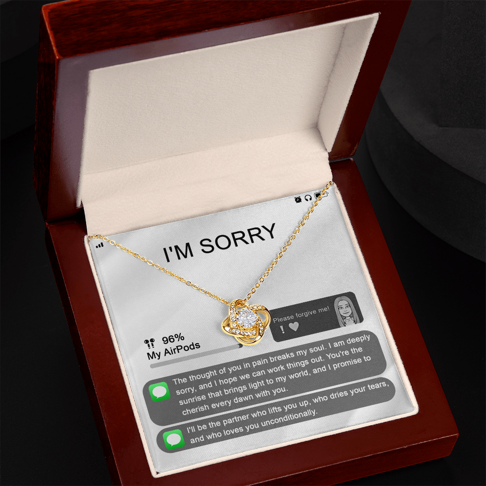 Love Knot Necklace - Sorry-Breaks My Soul