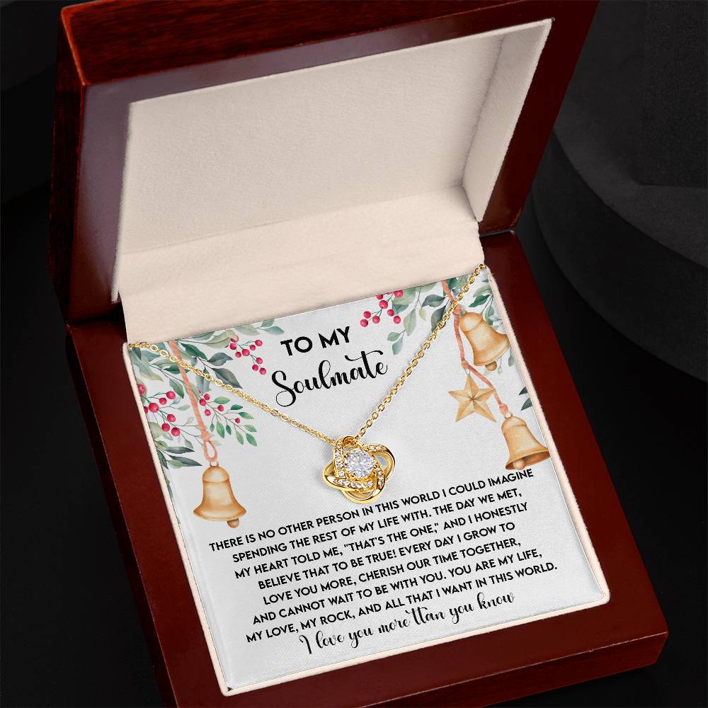 Soulmate-Be With You Love Knot Necklace