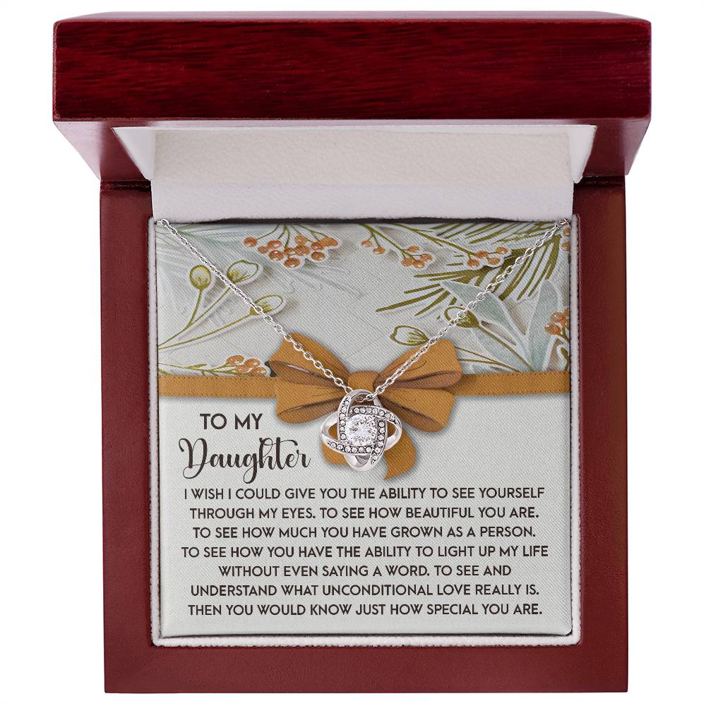 Daughter-Saying A Word Necklace