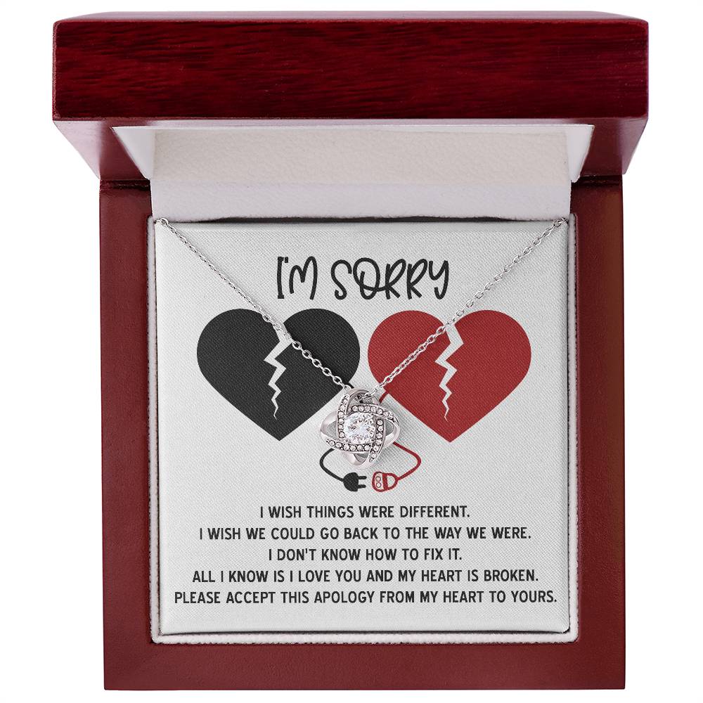 Sorry- My Heart Is Broken Necklace