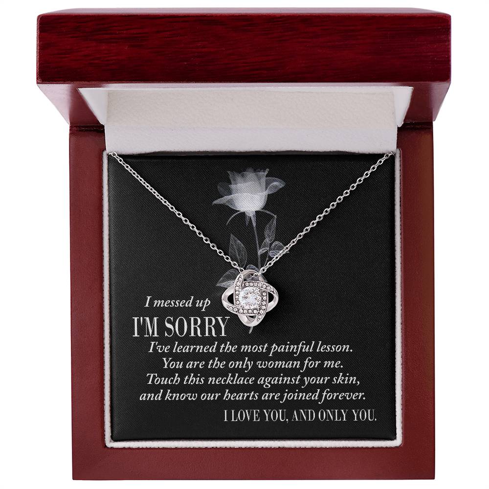 Sorry- Love Knot - Necklace