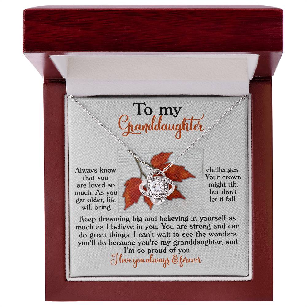 Granddaughter-Do Great Things Necklace