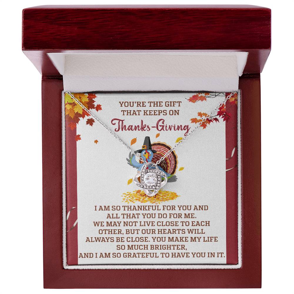 Thanksgiving-Always Be Close Necklace