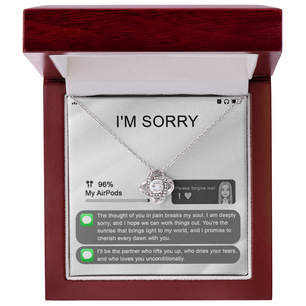 Love Knot Necklace - Sorry-Breaks My Soul