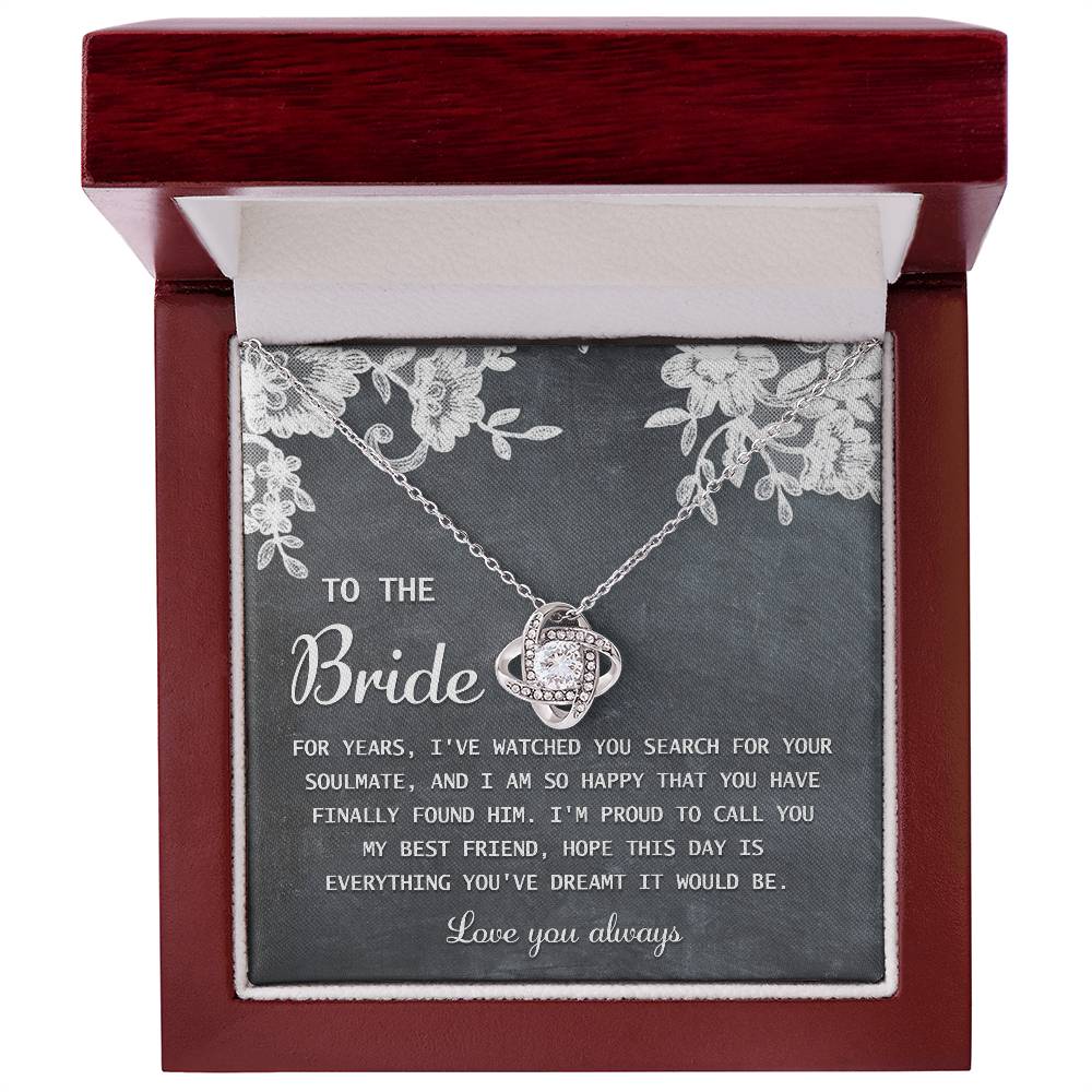 Bride-My Best Friend Necklace