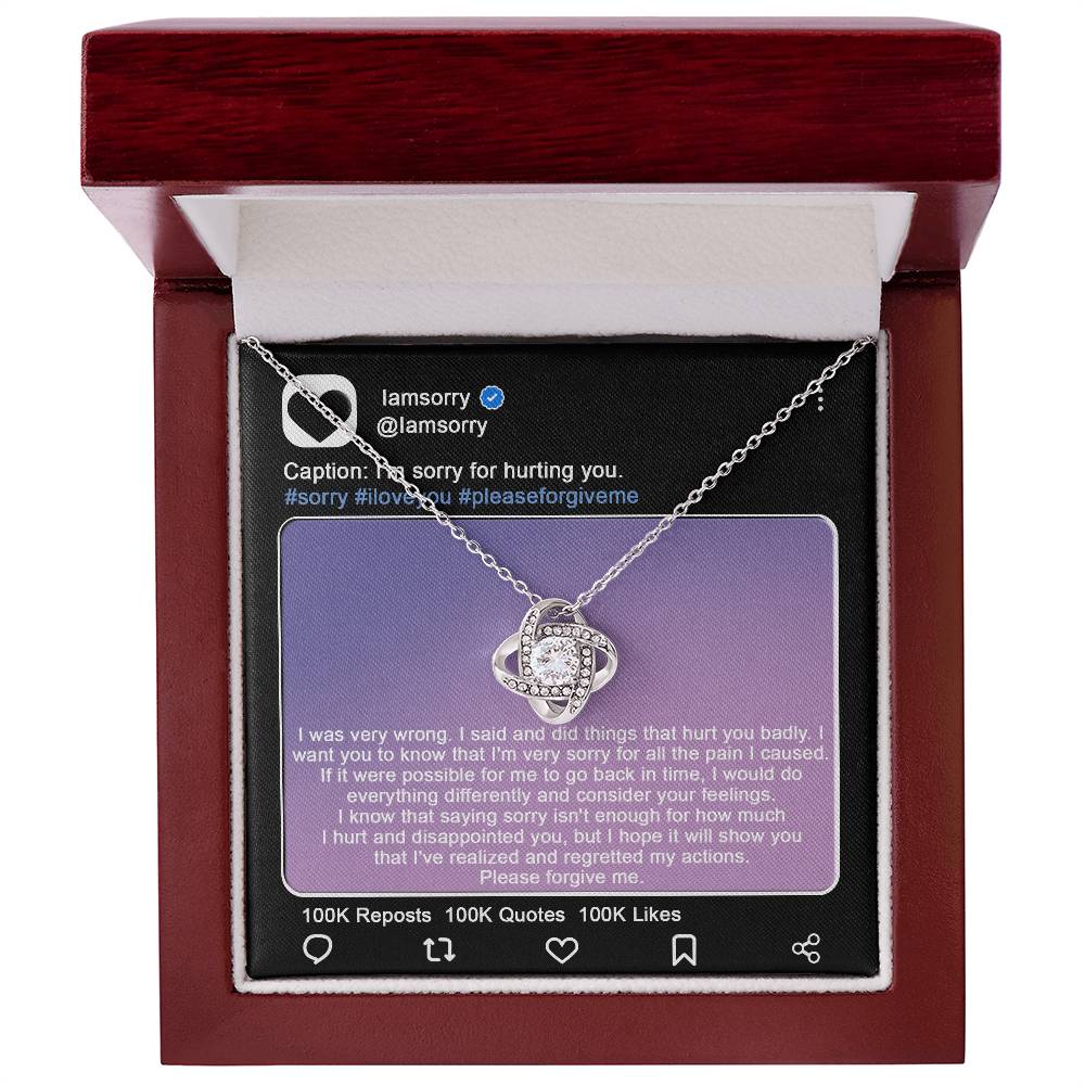 Sorry-Hurt You Badly Necklace