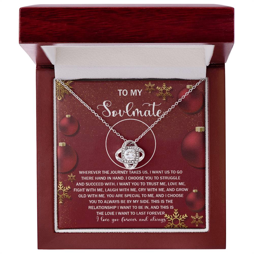 Soulmate-By My Side Wherever The Journey Necklace