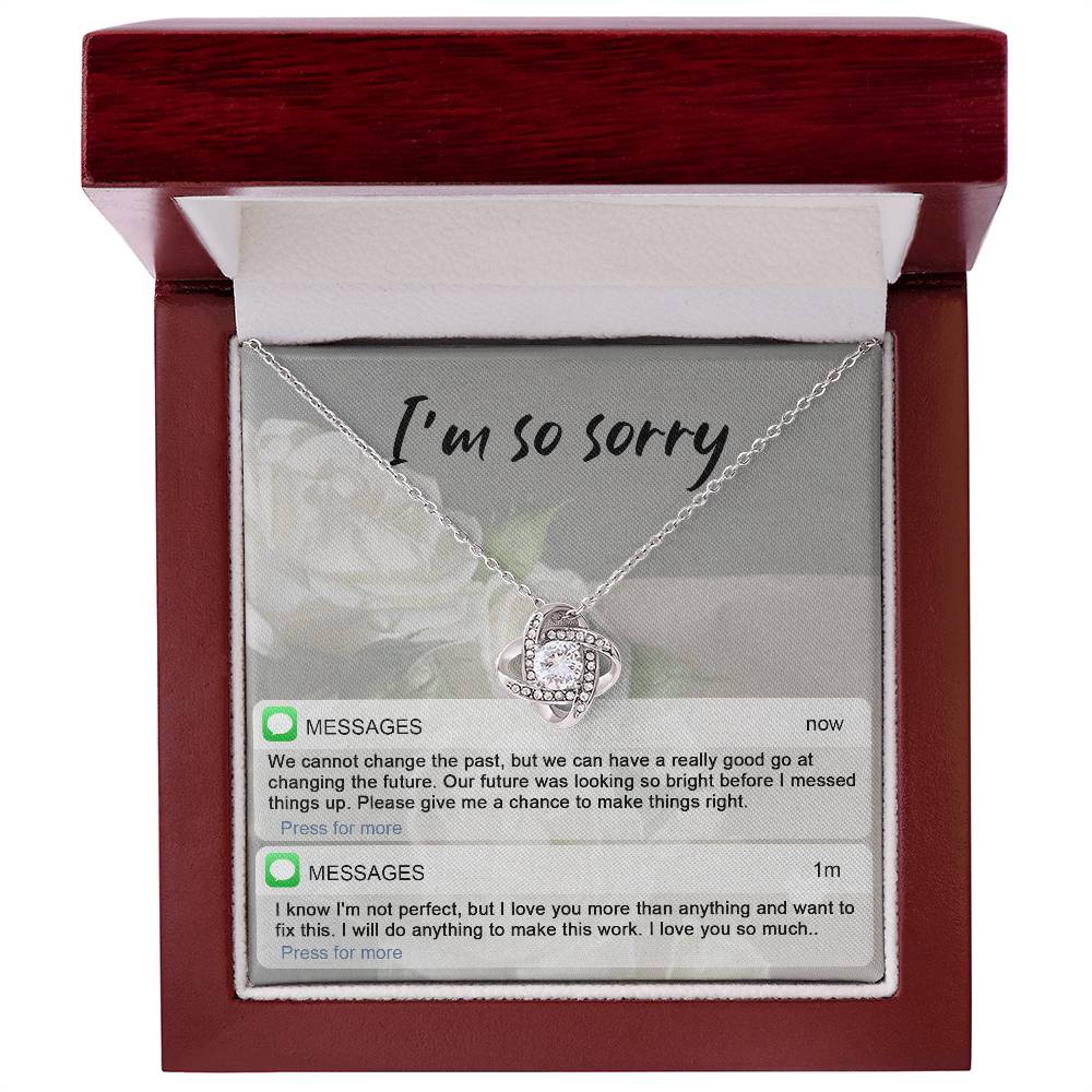 Sorry-I'm Not Perfect Necklace