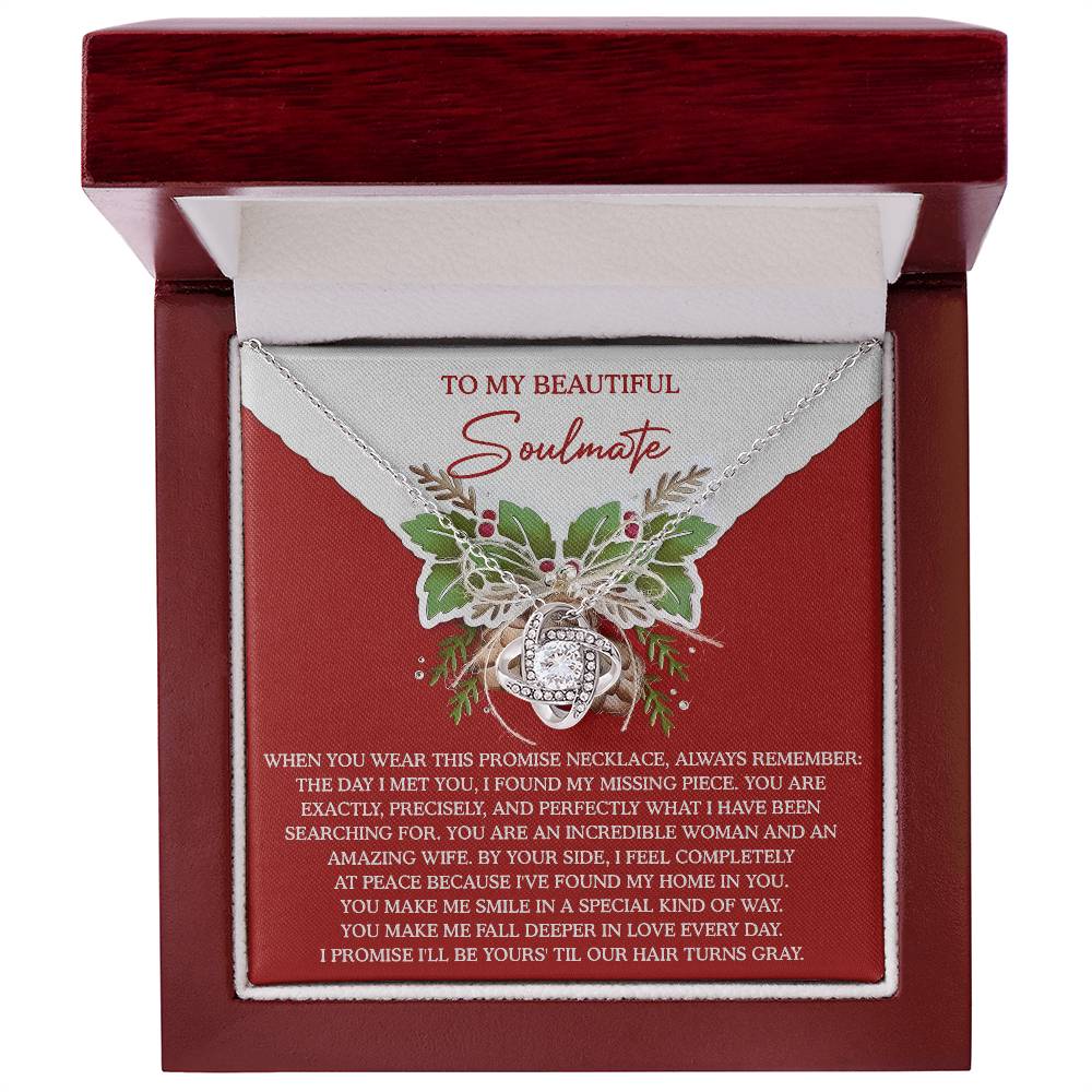 Soulmate-At Peace Love Knot Necklace