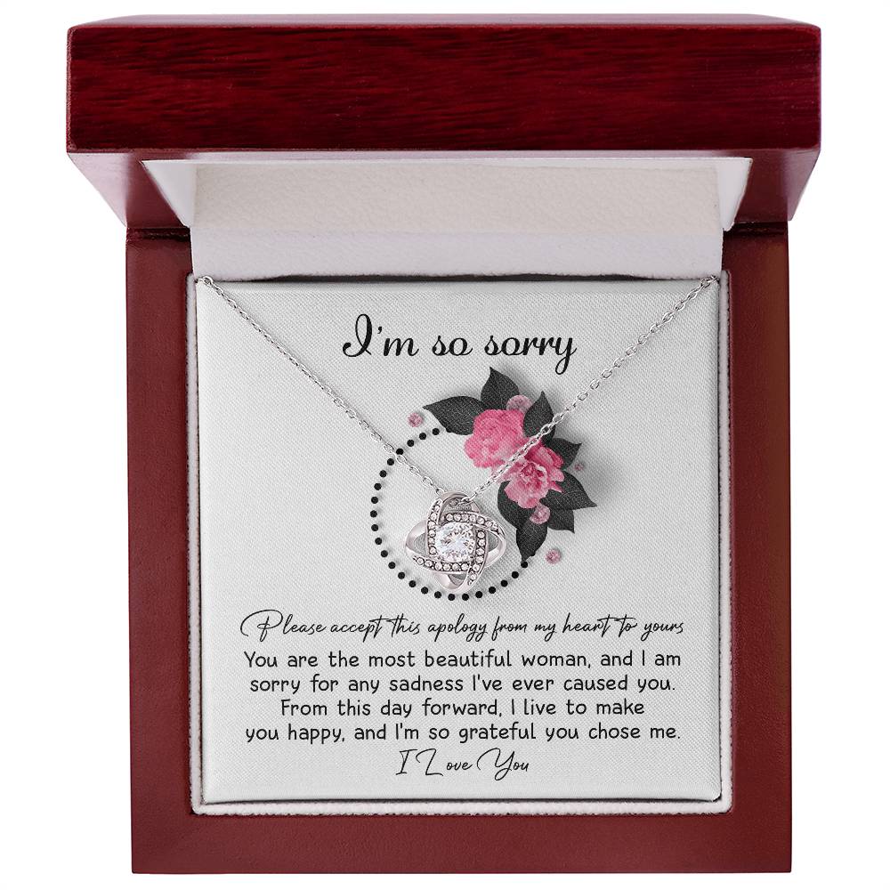Sorry-I'll Make You Happy - Necklace