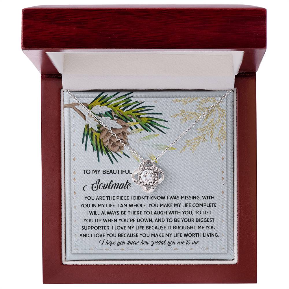 Soulmate-Biggest Supporter Love Knot Necklace