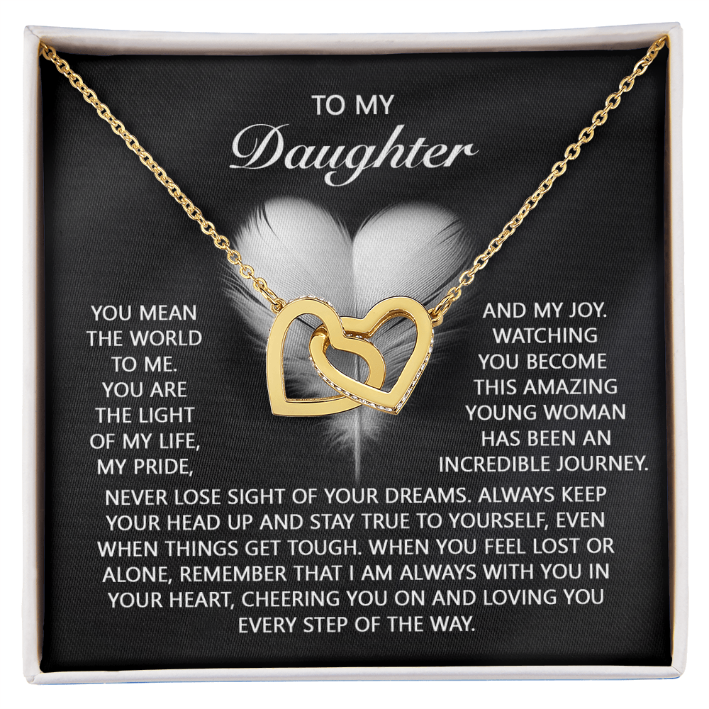 Daughter, Always In Your Heart Necklace - Keepsake Gift