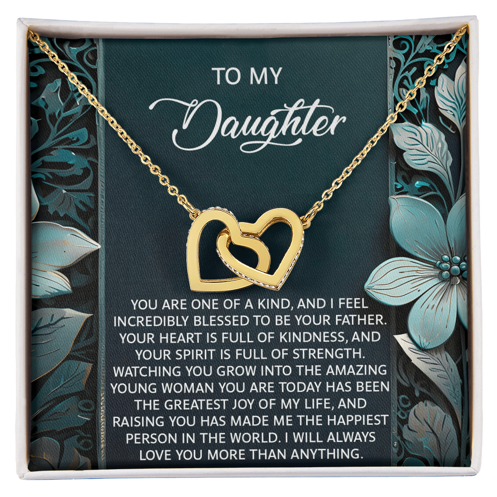 Daughter, You Make Me Happiest Necklace - Heartfelt Gift