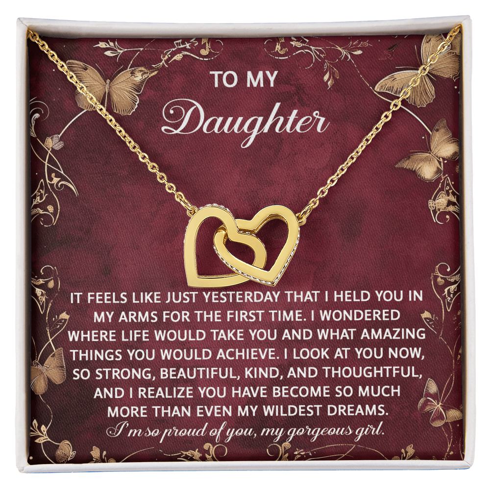 Daughter, Beyond My Wildest Dreams Necklace - Gift