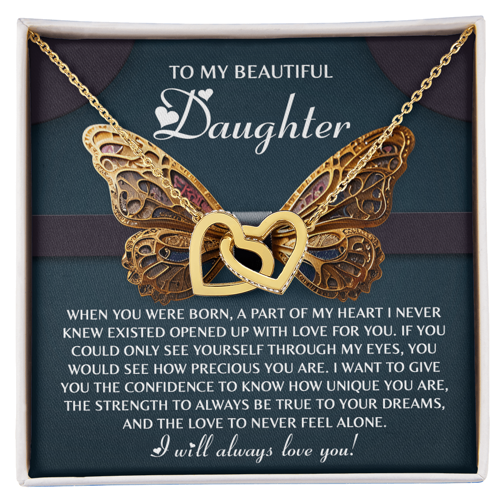 Daughter, Never Feel Alone Necklace - Gift of Support